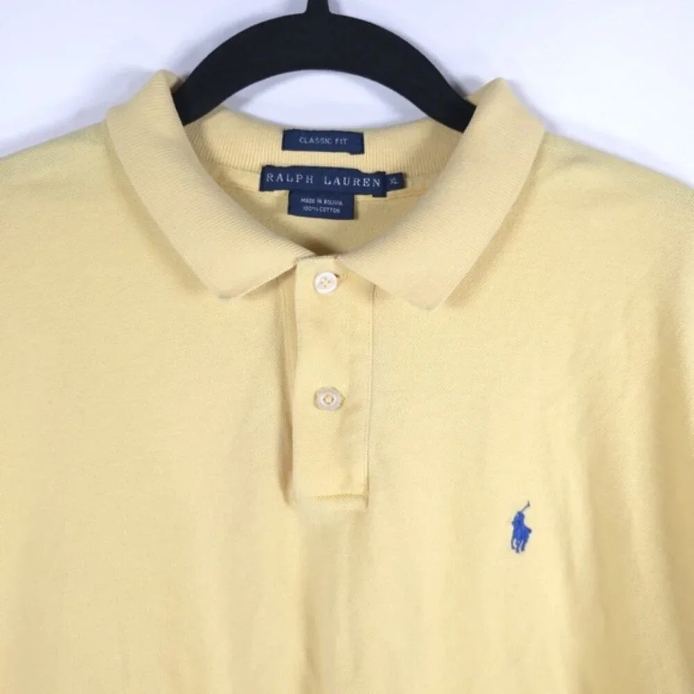 RALPH LAUREN VINTAGE CLASSIC FIT MADE IN BOLIVIA 🇧🇴 Polo Shirt Size‎ XL Boys